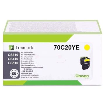70C20YE / 702Y - toner de marque Lexmark - jaune