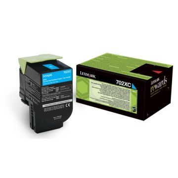 70C2XC0 / 702XC - toner de marque Lexmark - cyan