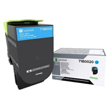71B0020 - toner de marque Lexmark - cyan