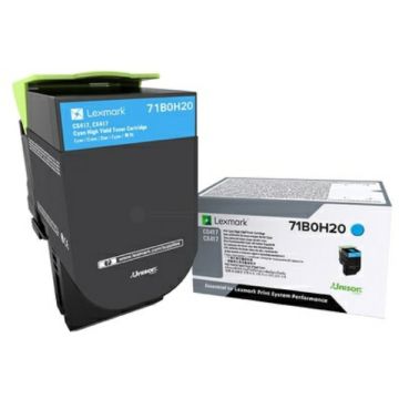 71B0H20 - toner de marque Lexmark - cyan
