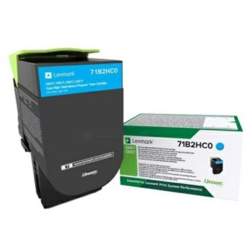 71B2HC0 - toner de marque Lexmark - cyan