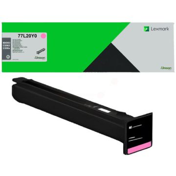77L20M0 - toner de marque Lexmark - magenta