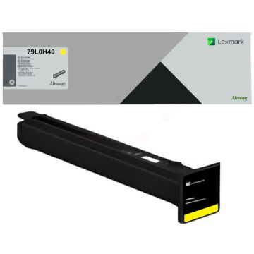 79L0H40 - toner de marque Lexmark - jaune 79L0H40 - toner de marque Lexmark - jaune