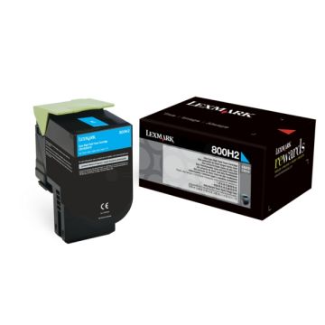 80C0H20 / 800H2 - toner de marque Lexmark - cyan