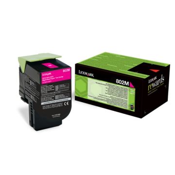 80C20M0 / 802M - toner de marque Lexmark - magenta