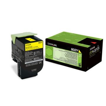 80C20YE / 802YE - toner de marque Lexmark - jaune