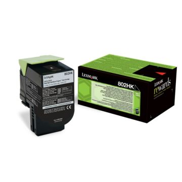 80C2HKE / 802HK - toner de marque Lexmark - noir