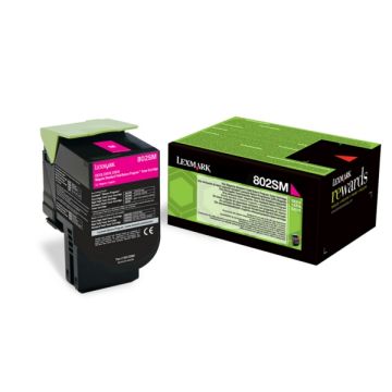 80C2SM0 / 802SM - toner de marque Lexmark - magenta