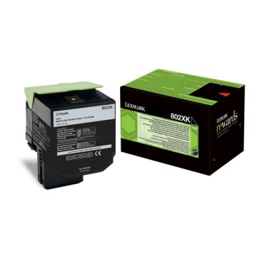 80C2XK0 / 802XK - toner de marque Lexmark - noir
