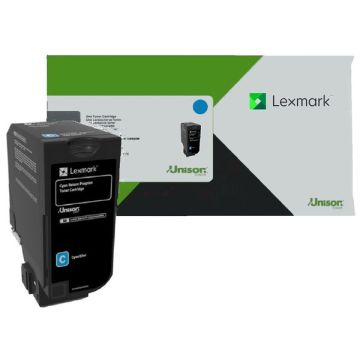 84C2HC0 - toner de marque Lexmark - cyan