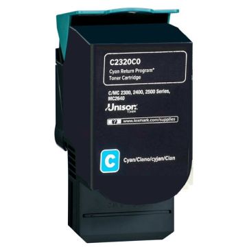 C2320C0 - toner de marque Lexmark - cyan