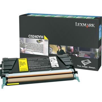 C5240YH - toner de marque Lexmark - jaune C5240YH - toner de marque Lexmark - jaune