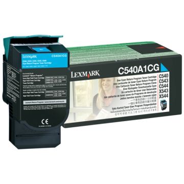C540A1CG - toner de marque Lexmark - cyan
