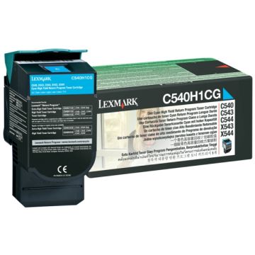 C540H1CG - toner de marque Lexmark - cyan