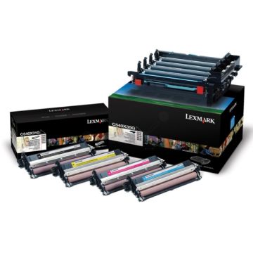 C540X74G - tambour de marque Lexmark - multipack 4 couleurs : noir, cyan, magenta, jaune