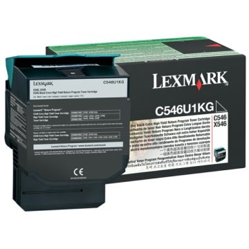 C546U1KG - toner de marque Lexmark - noir C546U1KG - toner de marque Lexmark - noir