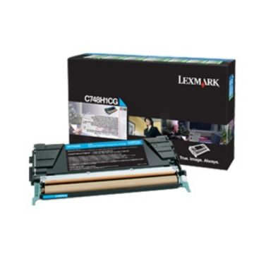 C748H3CG - toner de marque Lexmark - cyan C748H3CG - toner de marque Lexmark - cyan