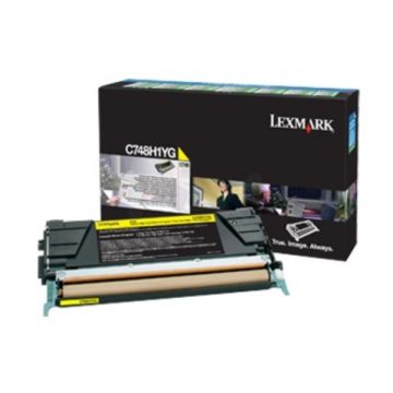 C748H3YG - toner de marque Lexmark - jaune C748H3YG - toner de marque Lexmark - jaune