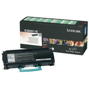 E360H11E - toner de marque Lexmark - noir