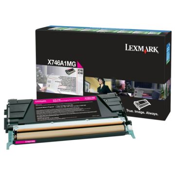 X746A1MG - toner de marque Lexmark - magenta X746A1MG - toner de marque Lexmark - magenta