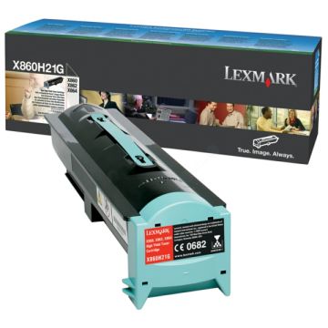 X860H21G - toner de marque Lexmark - noir