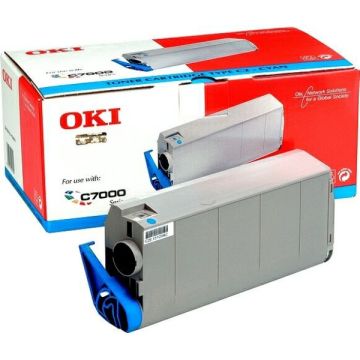 41963007 - toner de marque OKI - cyan