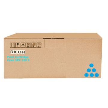 406097 / SPC 220 E - toner de marque Ricoh - cyan