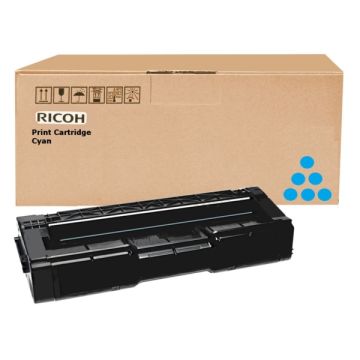 406349 / SPC 310 HE - toner de marque Ricoh - cyan