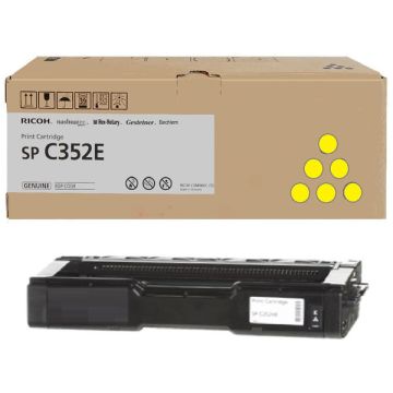 407386 / TYPE SP 352 E - toner de marque Ricoh - jaune