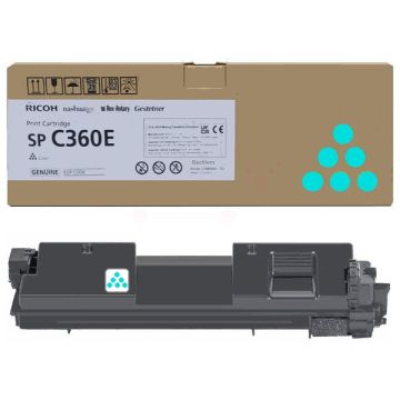 408189 / SPC360E - toner de marque Ricoh - cyan