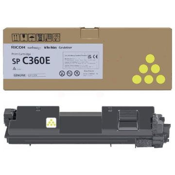 408191 / SPC360E - toner de marque Ricoh - jaune