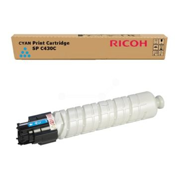 821077 / SPC 430 E - toner de marque Ricoh - cyan