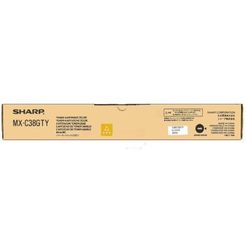 MXC38GTY - toner de marque Sharp - jaune