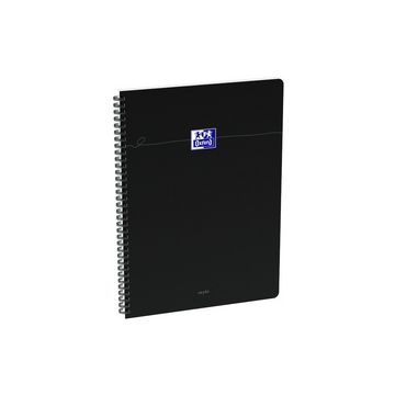 Oxford Cahier reliure souple Smart, A4, quadrillé, noir