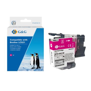 LC521M - cartouche qualité premium compatible Brother - magenta