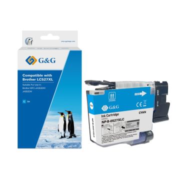 LC527XLC - cartouche qualité premium compatible Brother - cyan