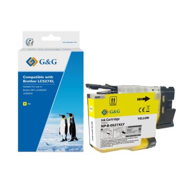 LC527XLY - cartouche qualité premium compatible Brother - jaune