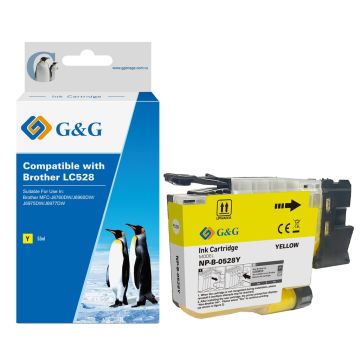 LC528Y - cartouche qualit&eacute; premium compatible Brother - jaune