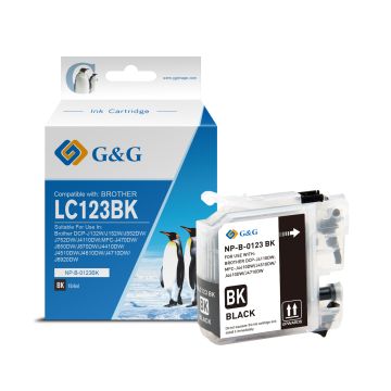 LC123BK - cartouche qualité premium compatible Brother - noire LC123BK - cartouche qualité premium compatible Brother - noire
