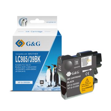 LC985BK - cartouche qualité premium compatible Brother - noire