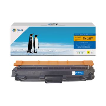 TN246Y - toner qualité premium compatible Brother - jaune