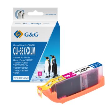 1996C001 / CLI-581 MXXL - cartouche qualité premium compatible Canon - magenta