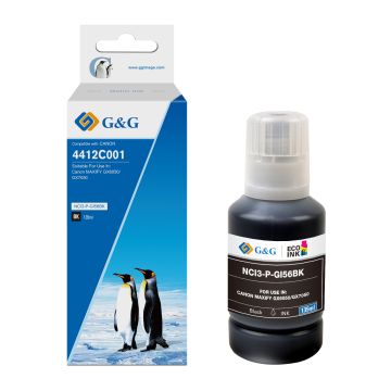 4412C001 / GI-56 BK - bouteille d'encre qualité premium compatible Canon - noire