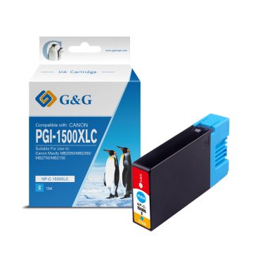 9193B001 / PGI-1500 XLC - cartouche qualité premium compatible Canon - cyan