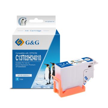 C13T02H24010 / 202XL - cartouche qualité premium compatible Epson - cyan