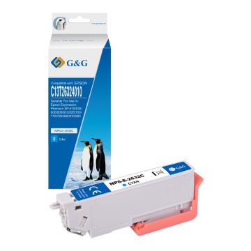 C13T26324010 / 26XL - cartouche qualité premium compatible Epson - cyan