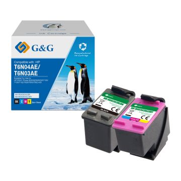 3YN10AE / 303XL - cartouches qualité premium compatible HP - multipack 2 couleurs : noire, multicouleur