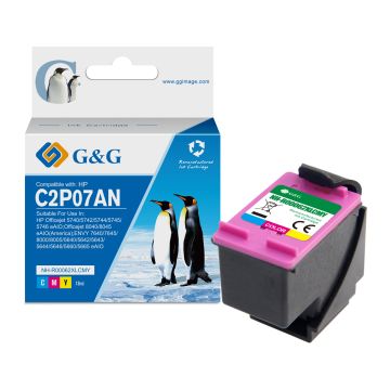 C2P07AE / 62XL - cartouche qualité premium compatible HP - multicouleur
