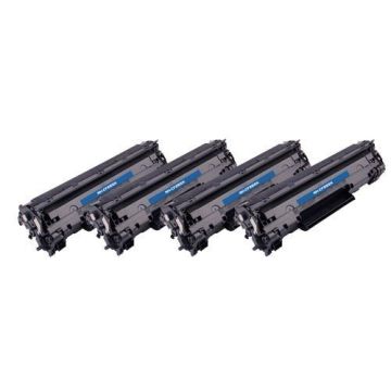 CF283XD / 83X - toner qualité premium compatible HP - noir - pack de 4