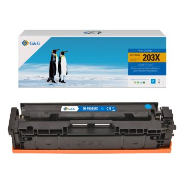 CF541X / 203X - toner qualité premium compatible HP - cyan